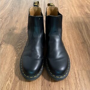 Dr. Martens Black Leather Ankle Boots